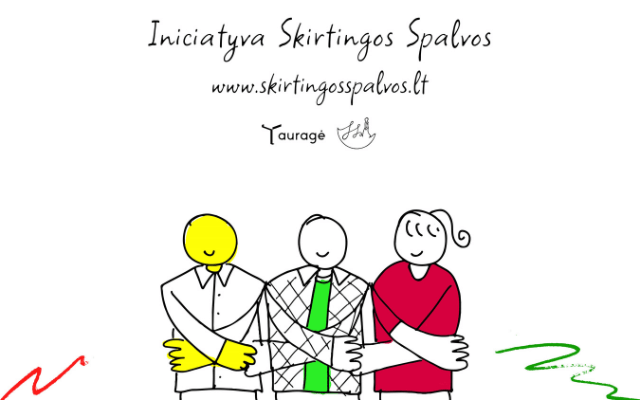 spalvos
