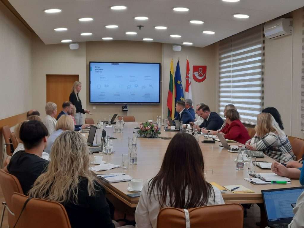 Susitikimas Tauragės rajono savivaldybėje su Socialinės apsaugos ir darbo viceministre