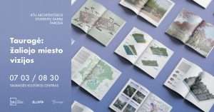 Parodos "Žaliojo miesto vizijos" reklama