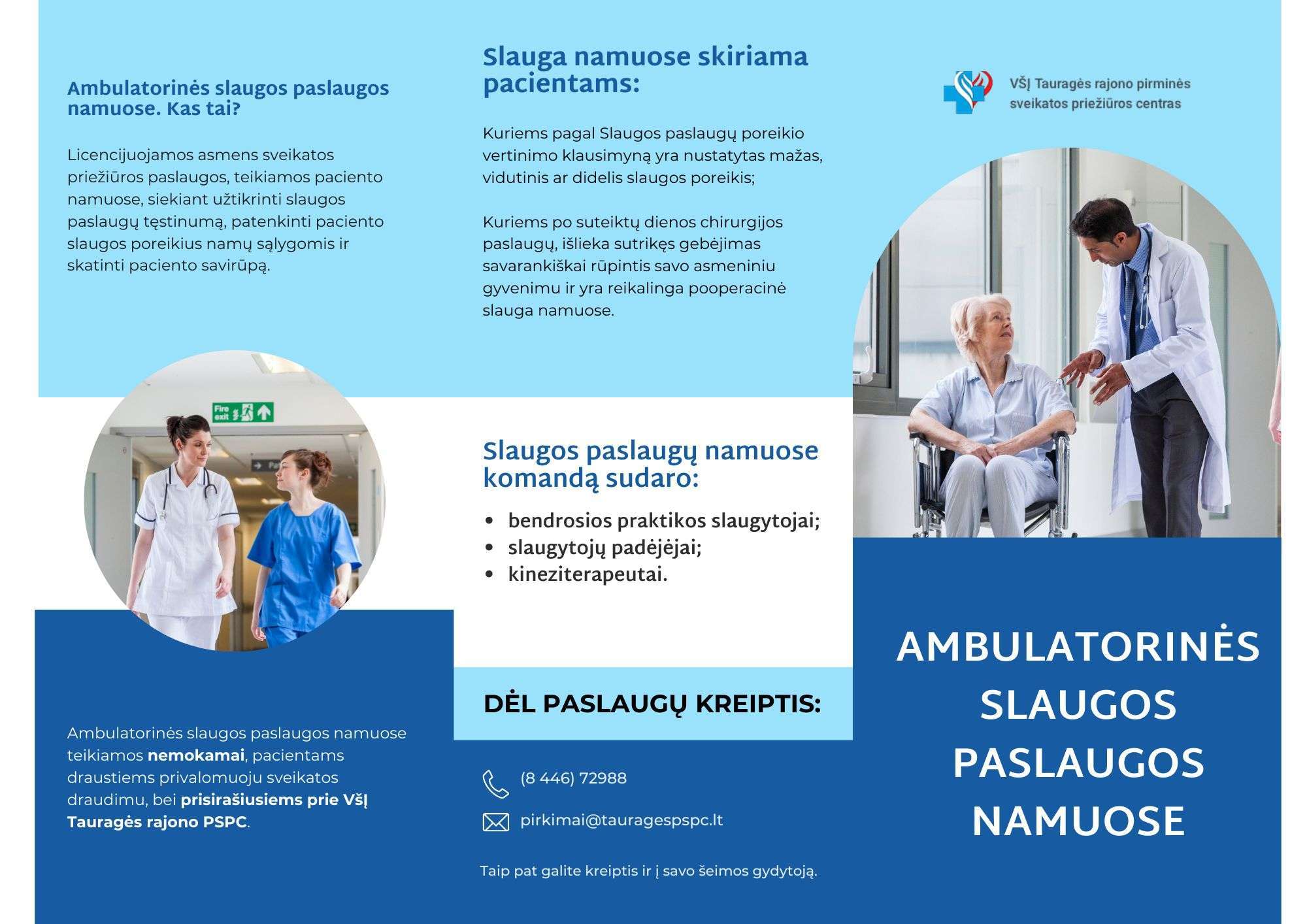 Slaugos paslaugų teikiamų namuose atmintinė