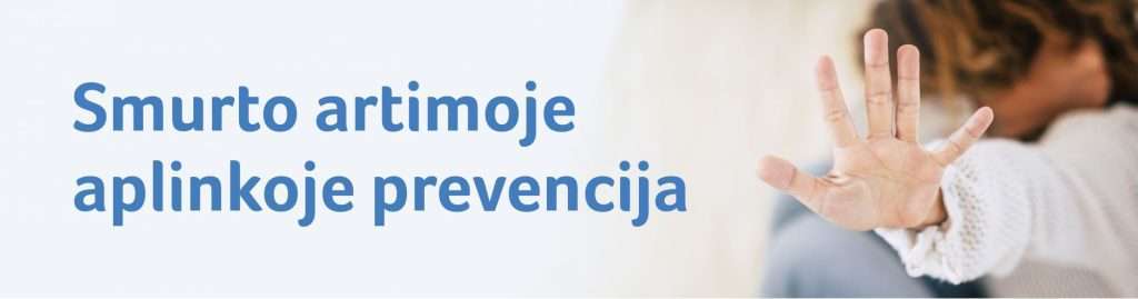 Smurto artimoje aplinkoje prevencijos vizualas