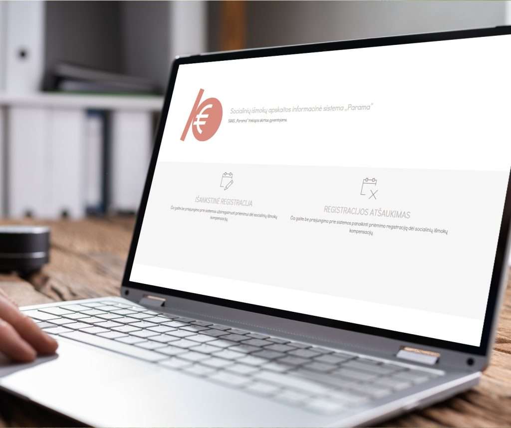 Išankstinė registracija paramai