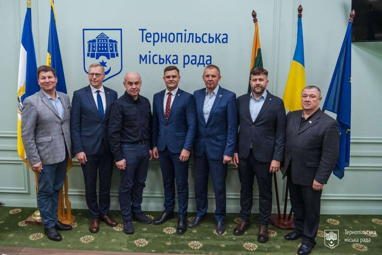 Tauragės savivaldybės delegacija Ternopilyje