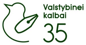 Logotipas valstybinės kalbos 35 metų sukakčiai