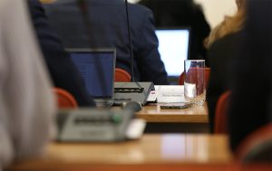 Nuotrauka iš Tauragės rajono savivaldybės tarybos posėdžio