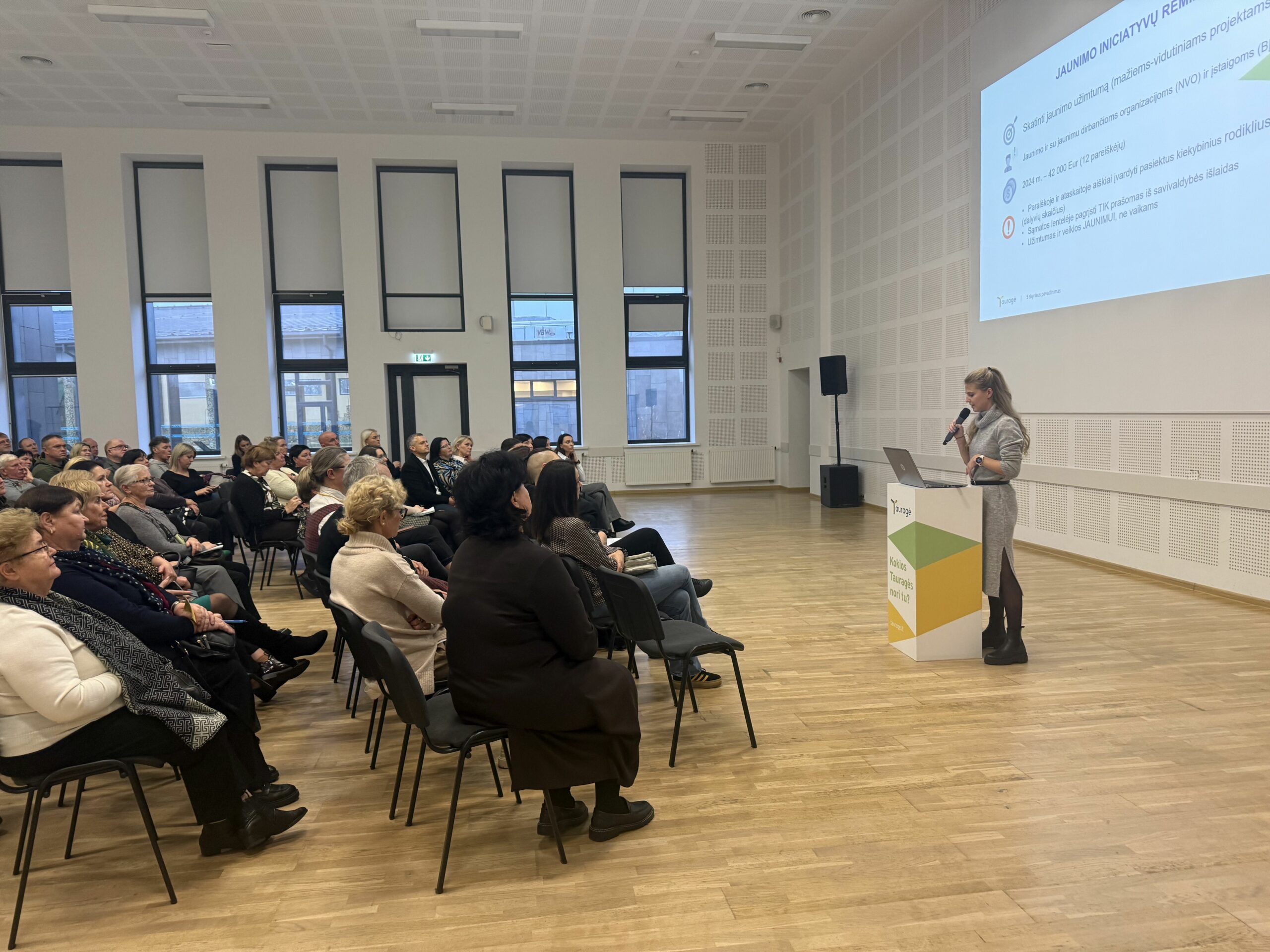 Pristatytos savivaldybės administracijos programas, programas/priemones, į kurias projektus gali teikti nevyriausybinės organizacijos