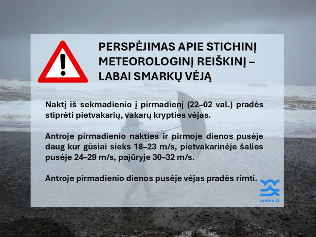 Perspėjimas apie vėją