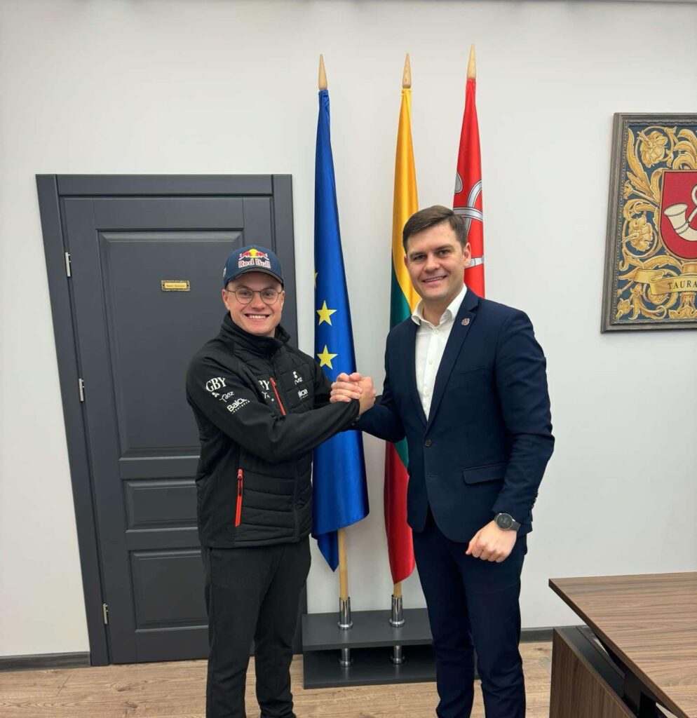 Savivaldybės meras ir Rokas Baciuška