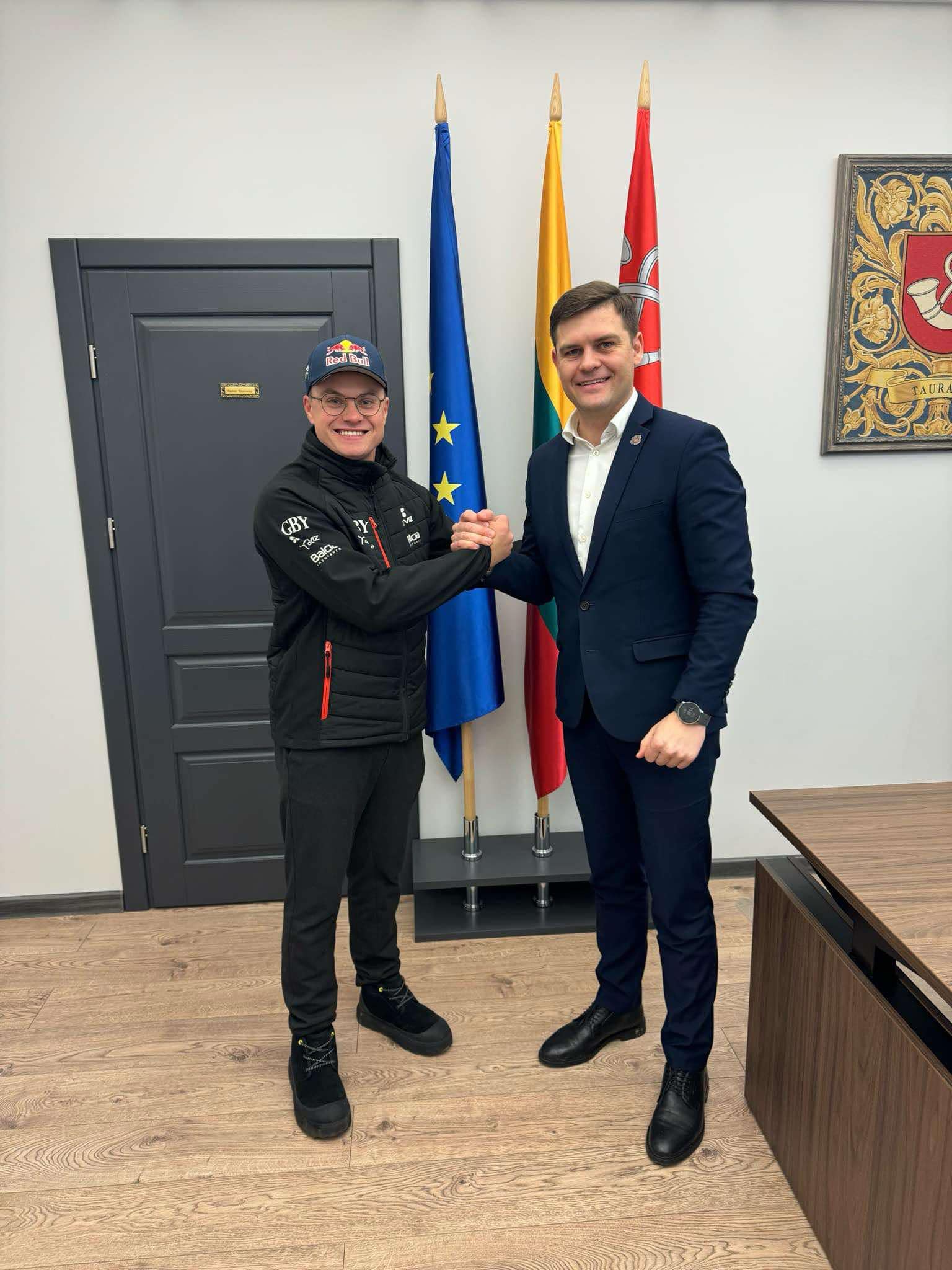 Savivaldybės meras sveikina R. Baciušką