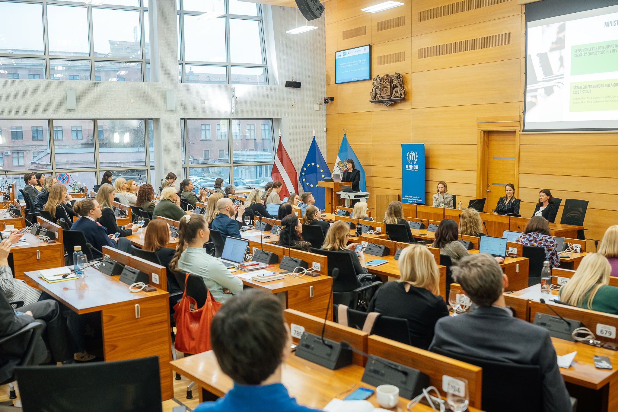 Mokymai apie pabėgėlių integraciją Rygoje
