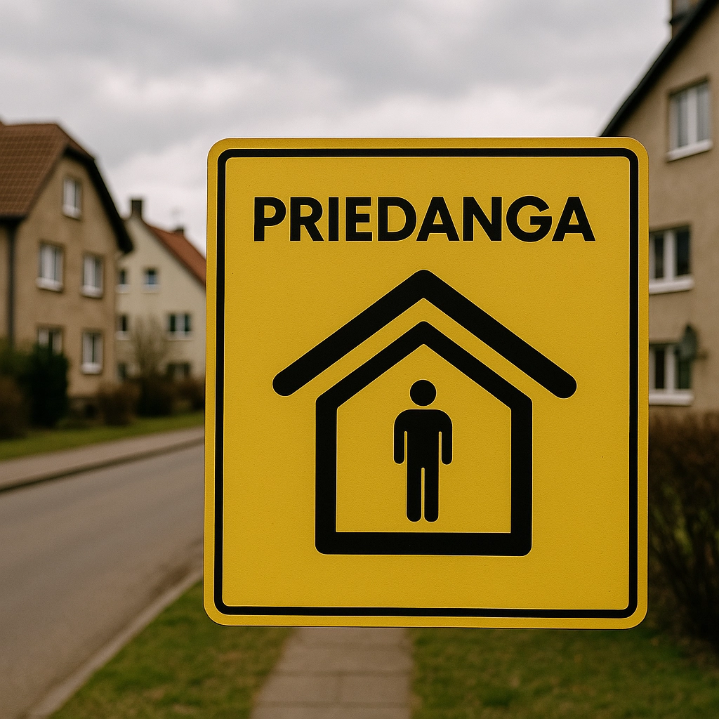 informacinis ženklas „Priedanga“
