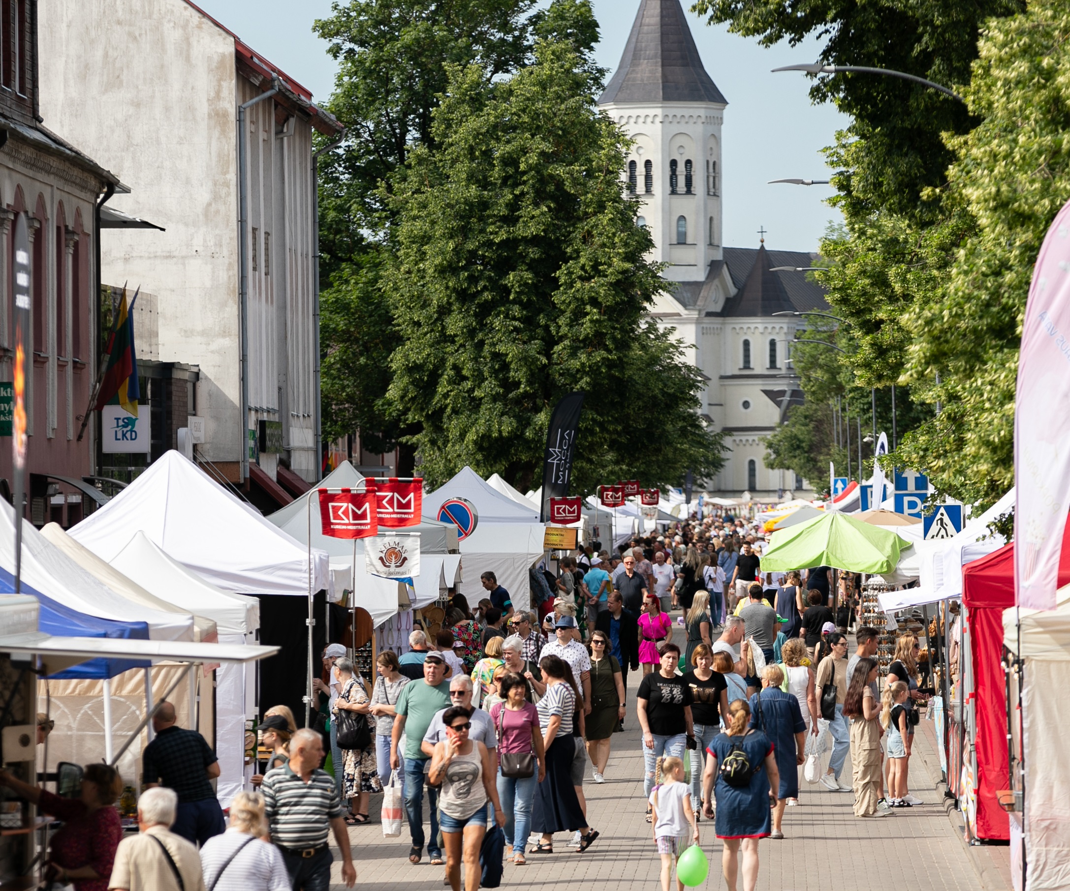 Mugė Bažnyčių gatvėje, Tauragėje