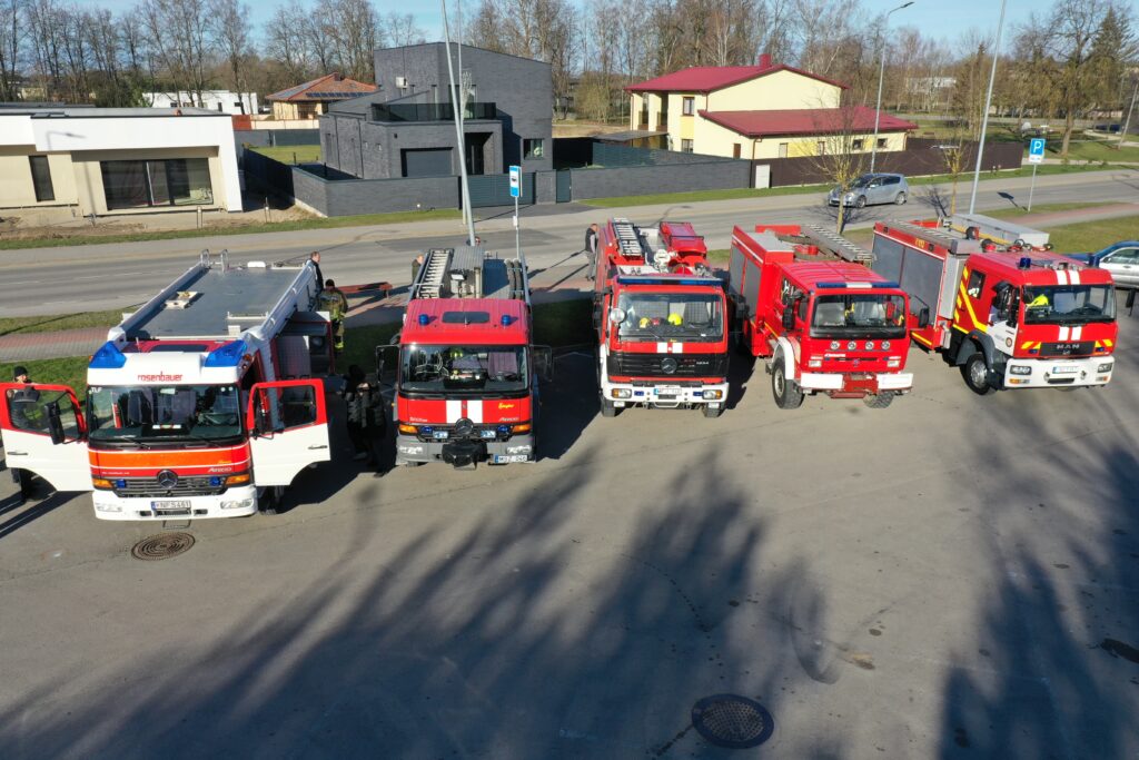 Tauragės rajono savivaldybės Priešgaisrinėje tarnybos automobiliai