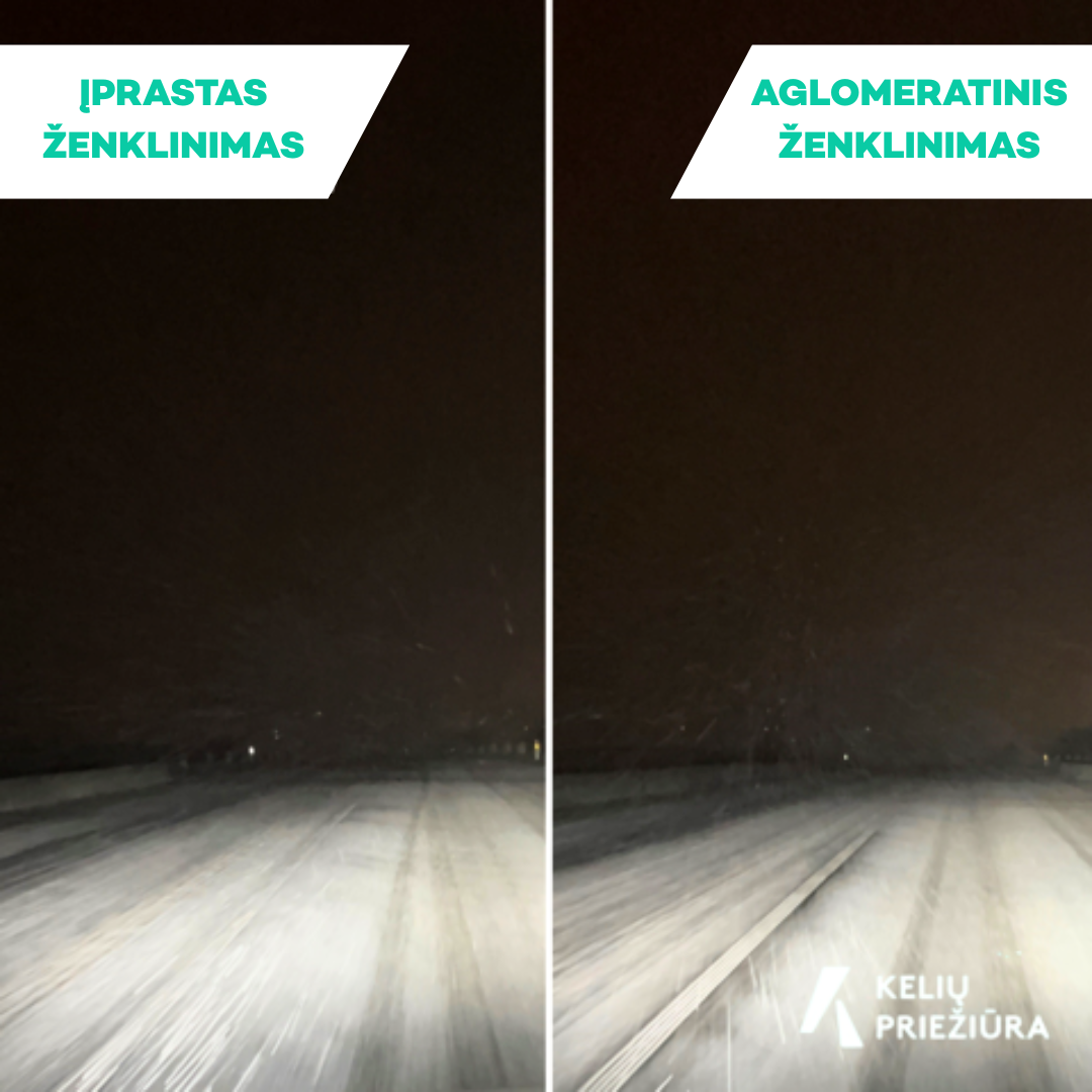 Kelių ženklinimo skirtumai