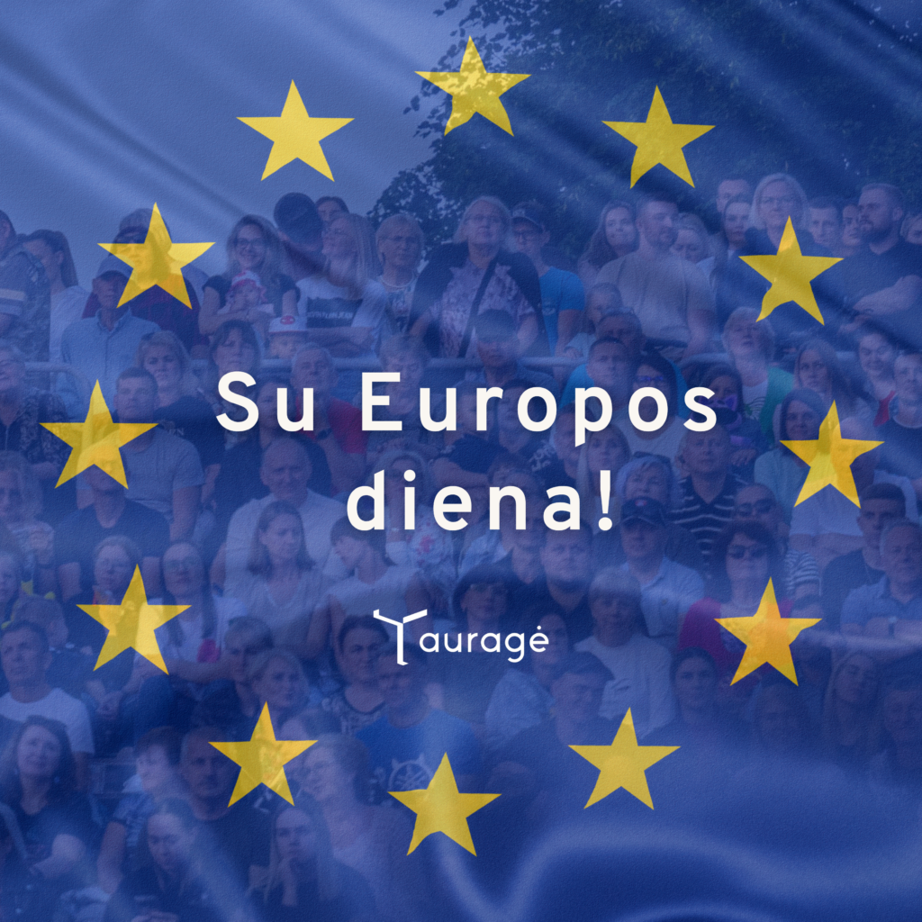 Plakatas, skirtas Europos dienos minėjimui