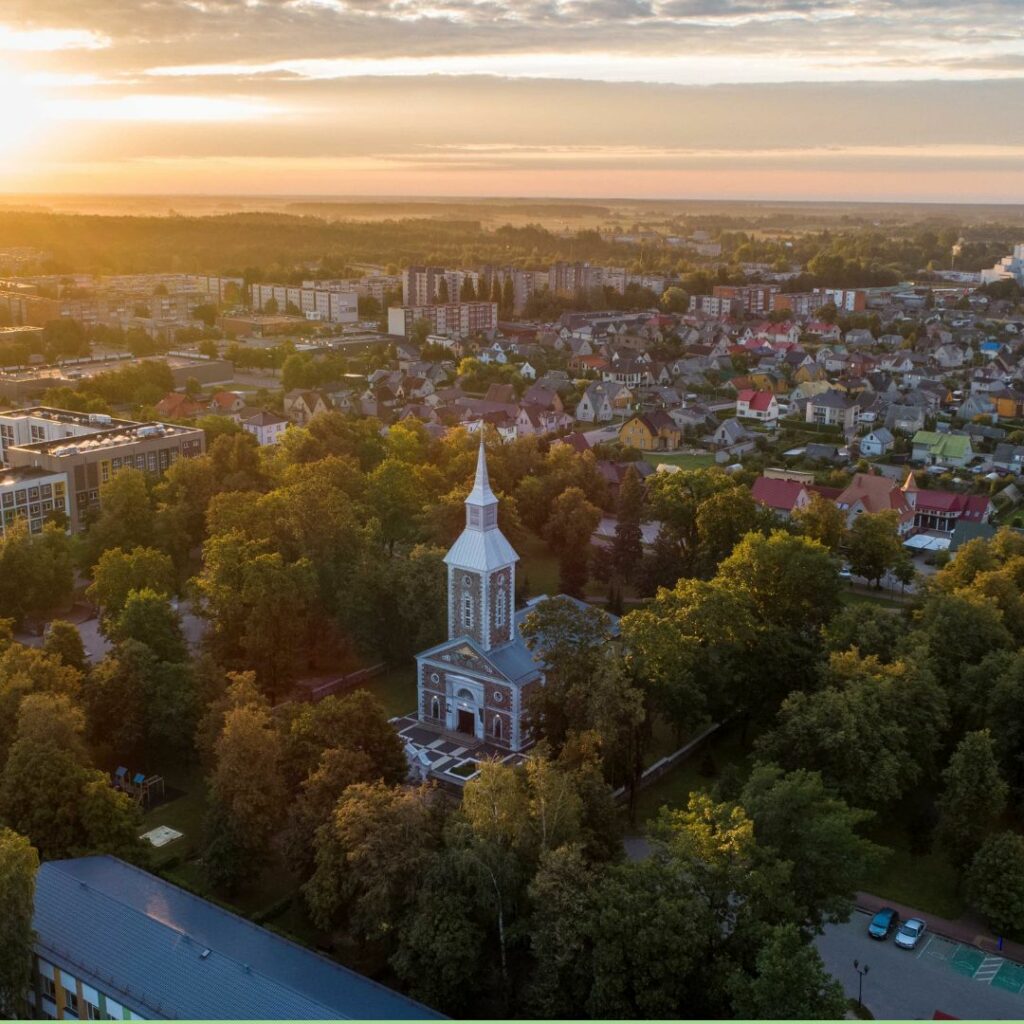 Tauragė iš paukščio skrydžio