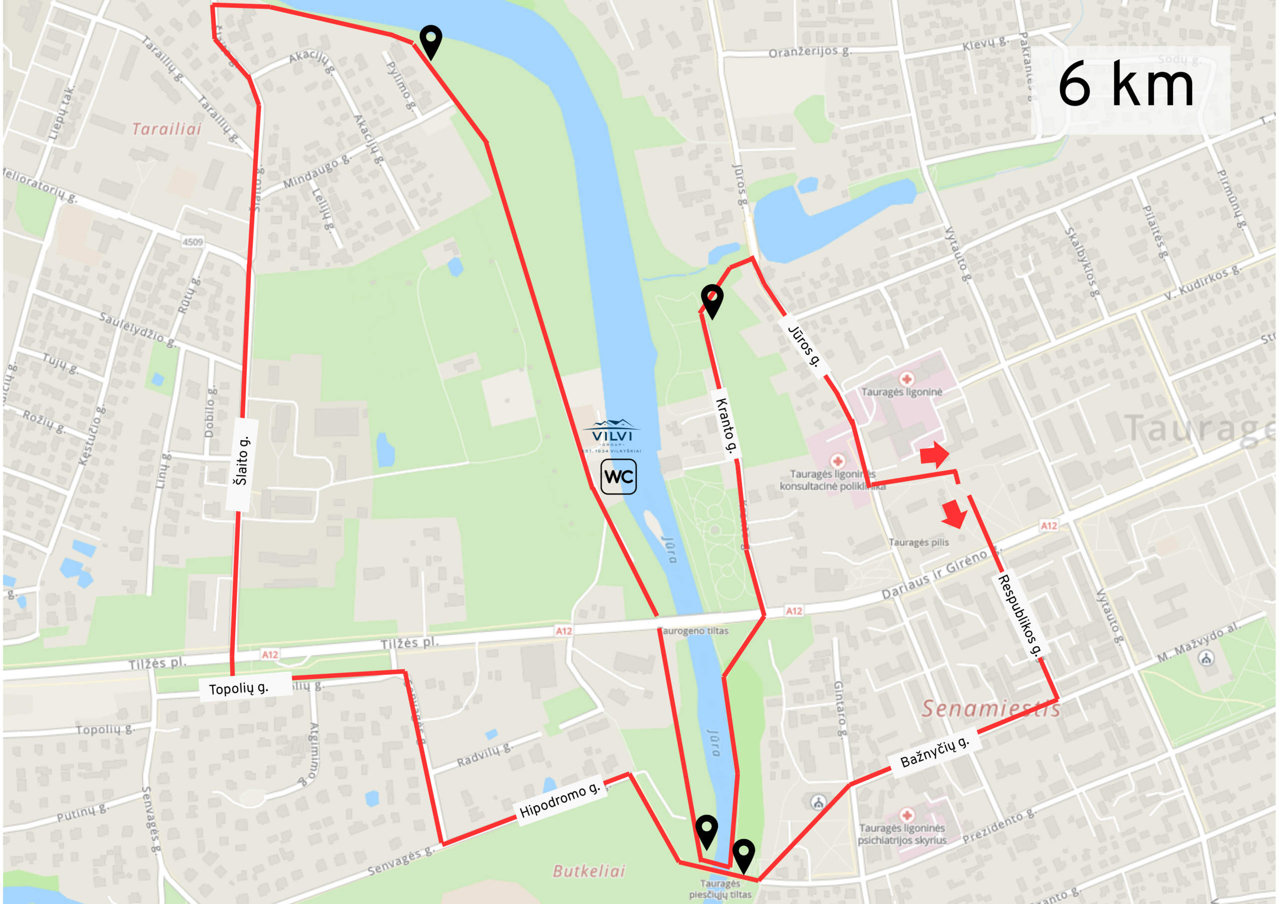 6 km